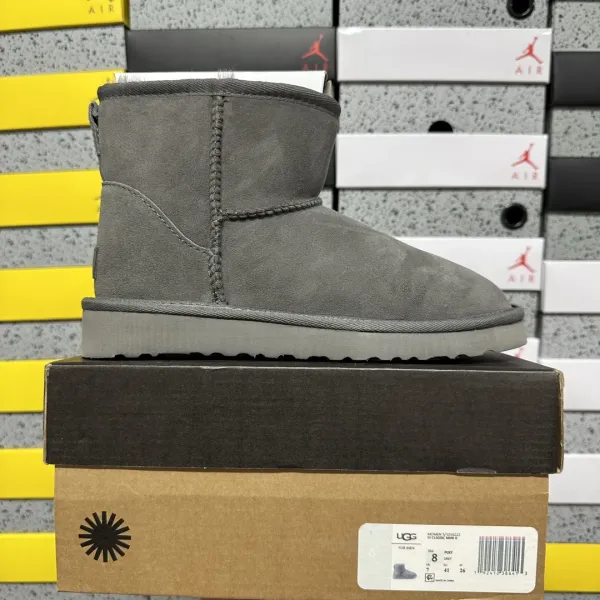 UGG Classic Mini II Gray Snow Boots - 1