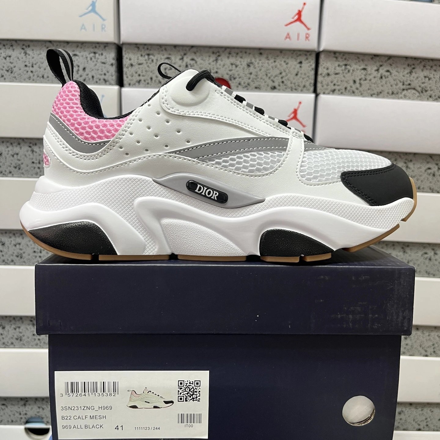H969 White Pink