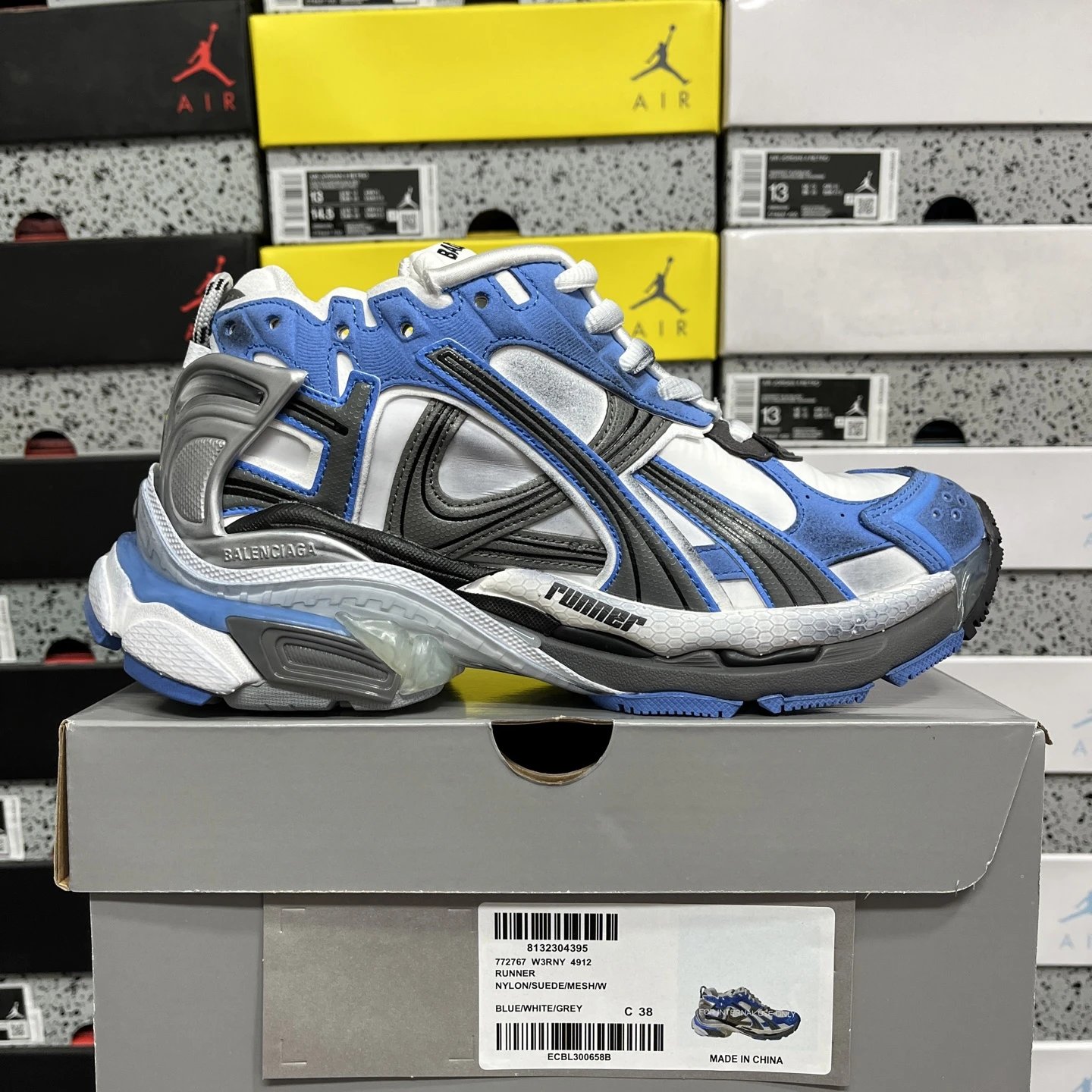 Balenciaga iridescent runner