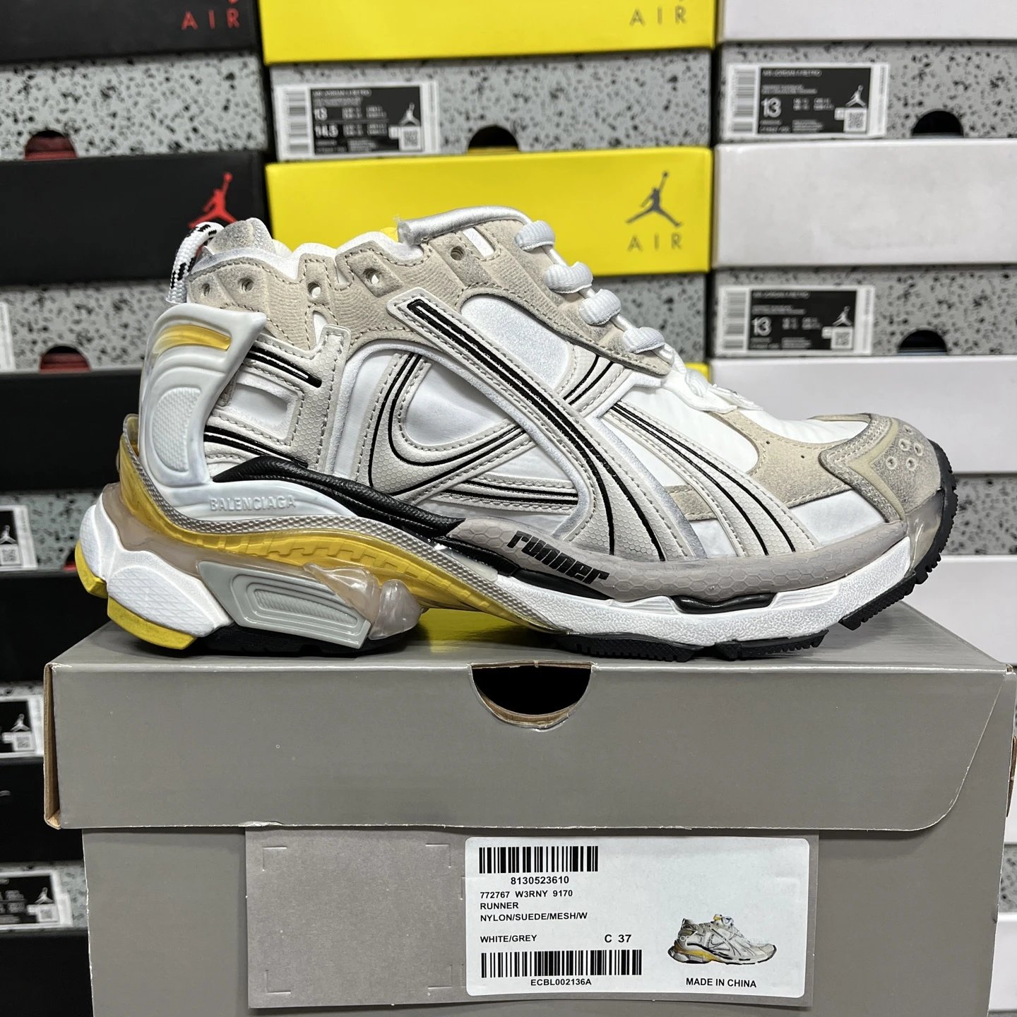 7.5 Grey Yellow 9170