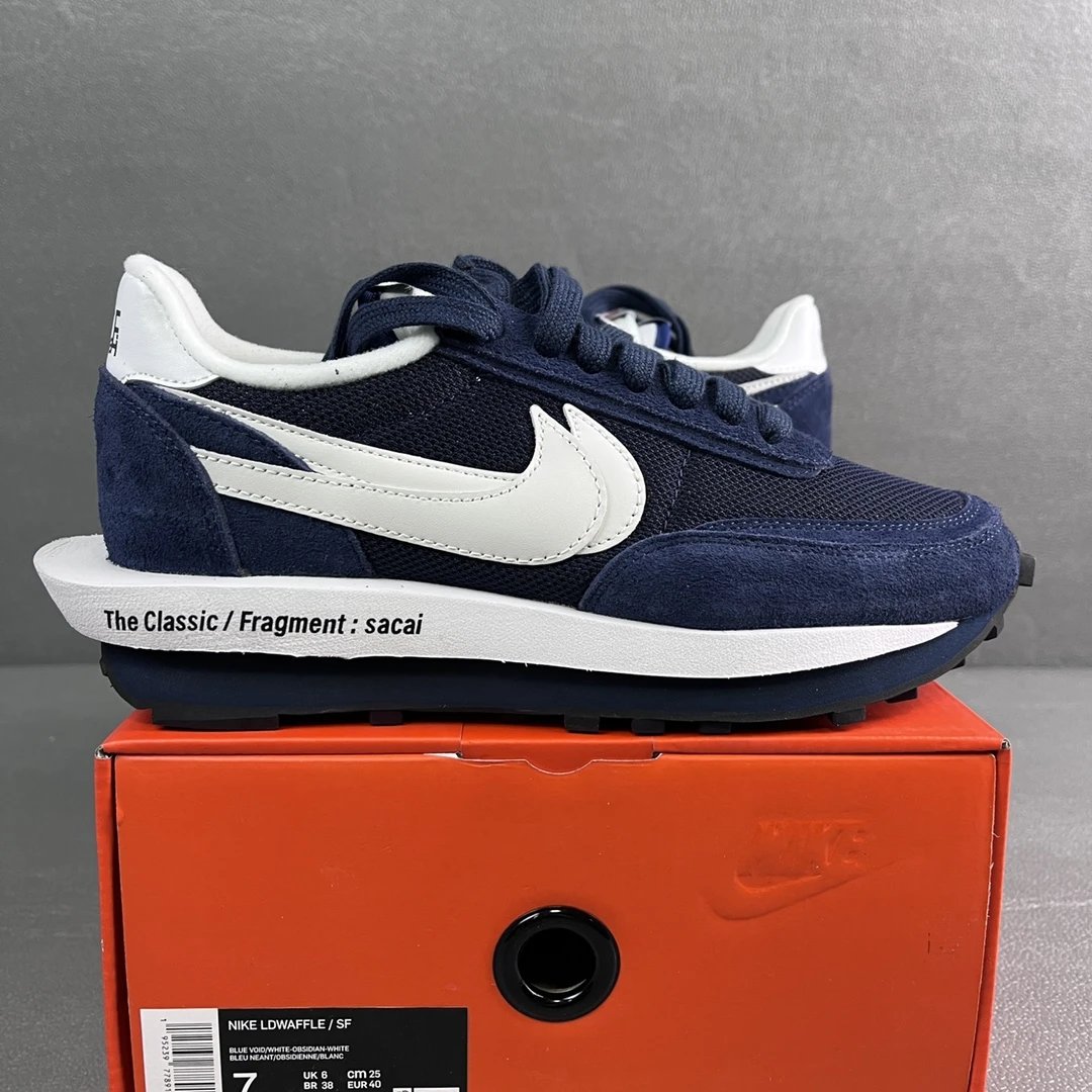 PK Sacai藤原浩联名藏蓝 Waff 3.0  DH2684-400联名藏蓝