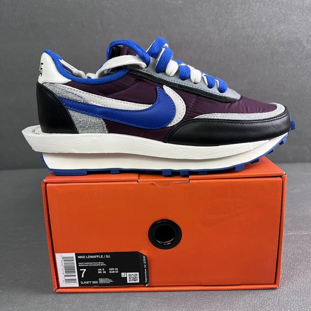 PK Sacai DJ4877-600黑灰蓝