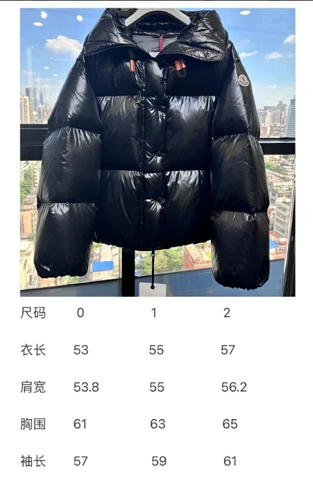 Moncler Down Jackets quilted puffer jacket with stand collar product detail image 18