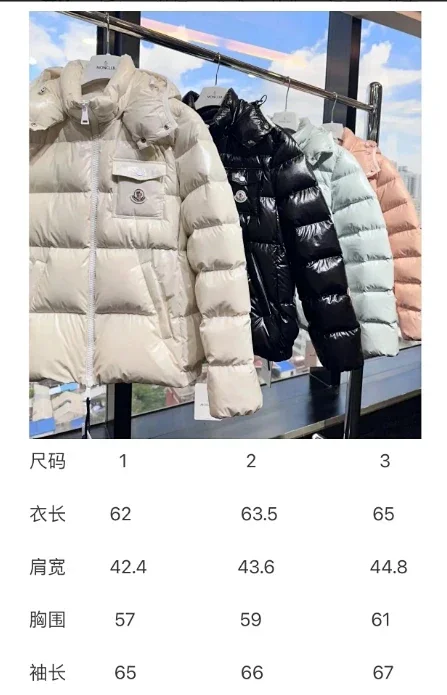 Moncler Down Jackets quilted puffer jacket with stand collar product detail image 12