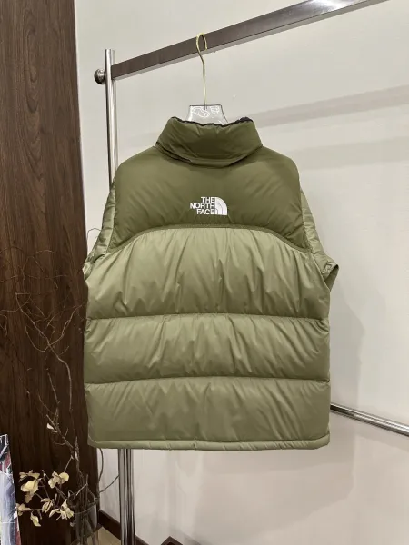 The North Face Nuptse Vest Army Green Down Vest Outerwear.vest - 1