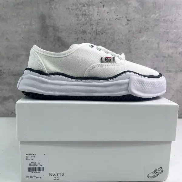 MMY Future Low White Canvas Sneakers Canvas Shoes - 1