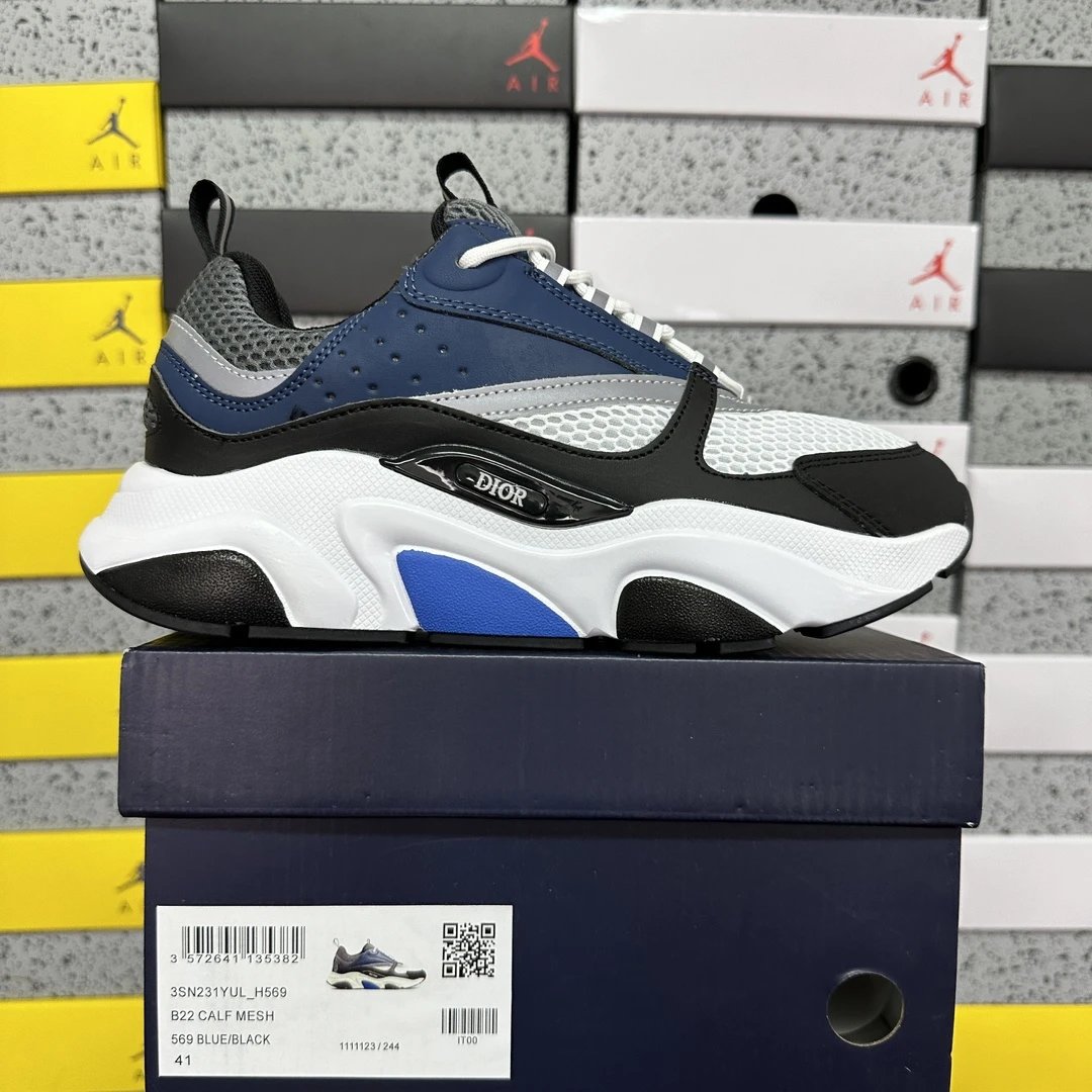 H569 Blue White