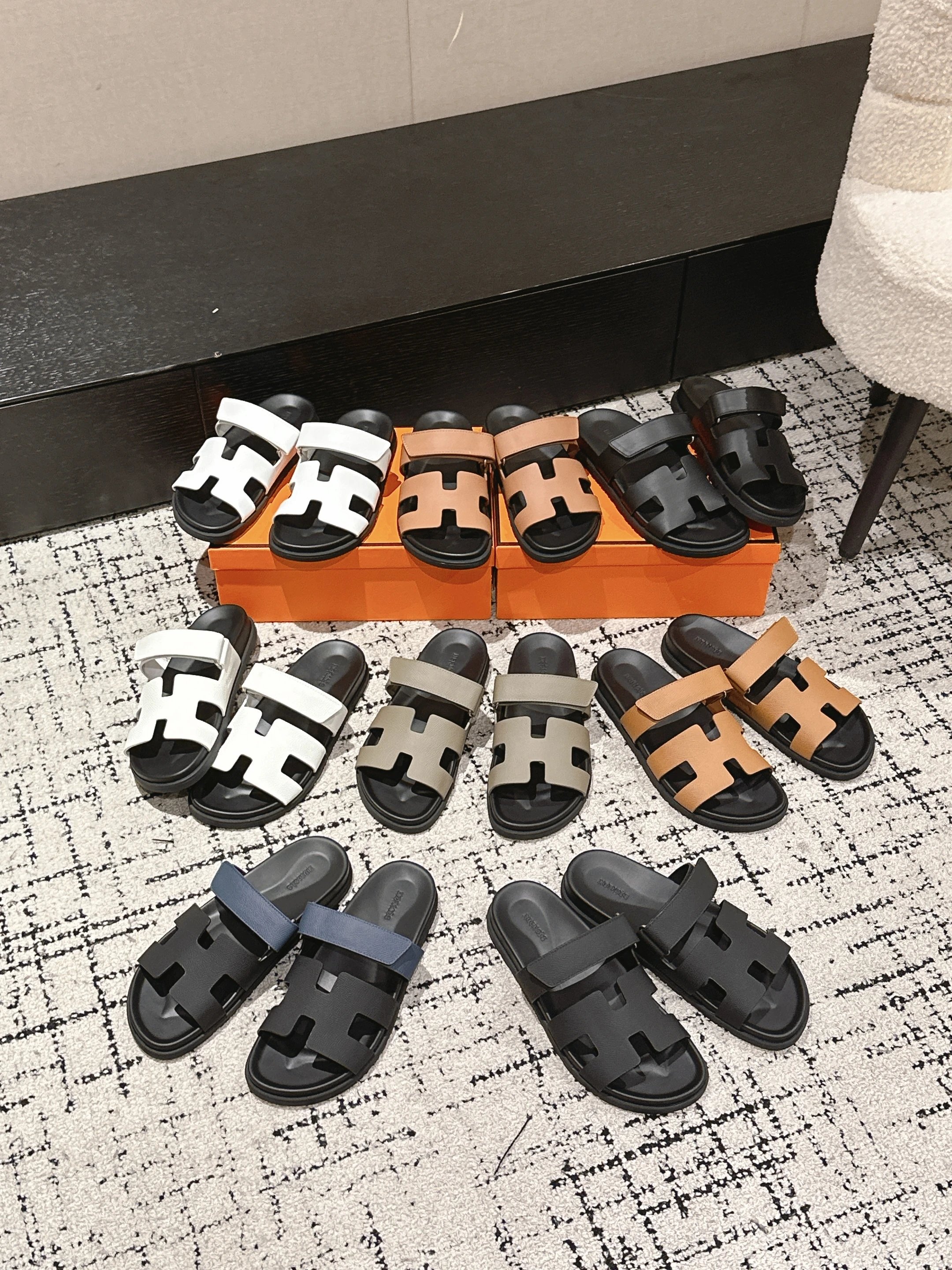 Hermes Slippers Chypre