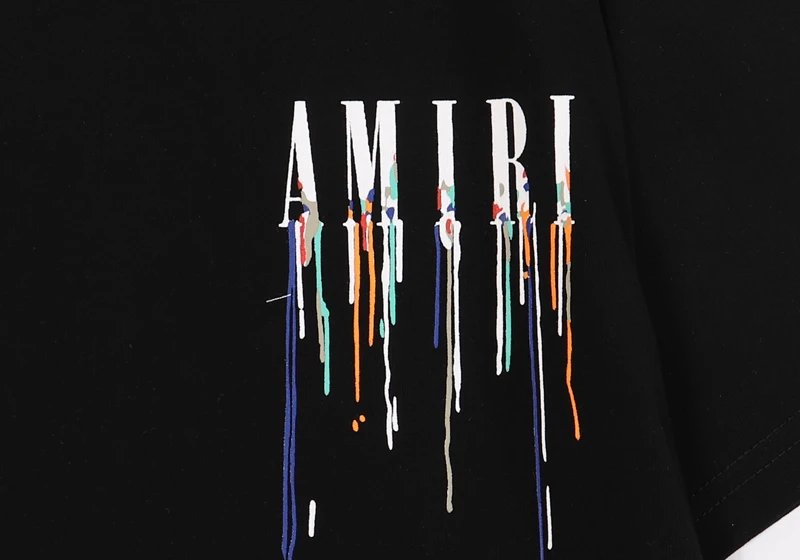 Amiri Drip Logo White T-Shirt - 10