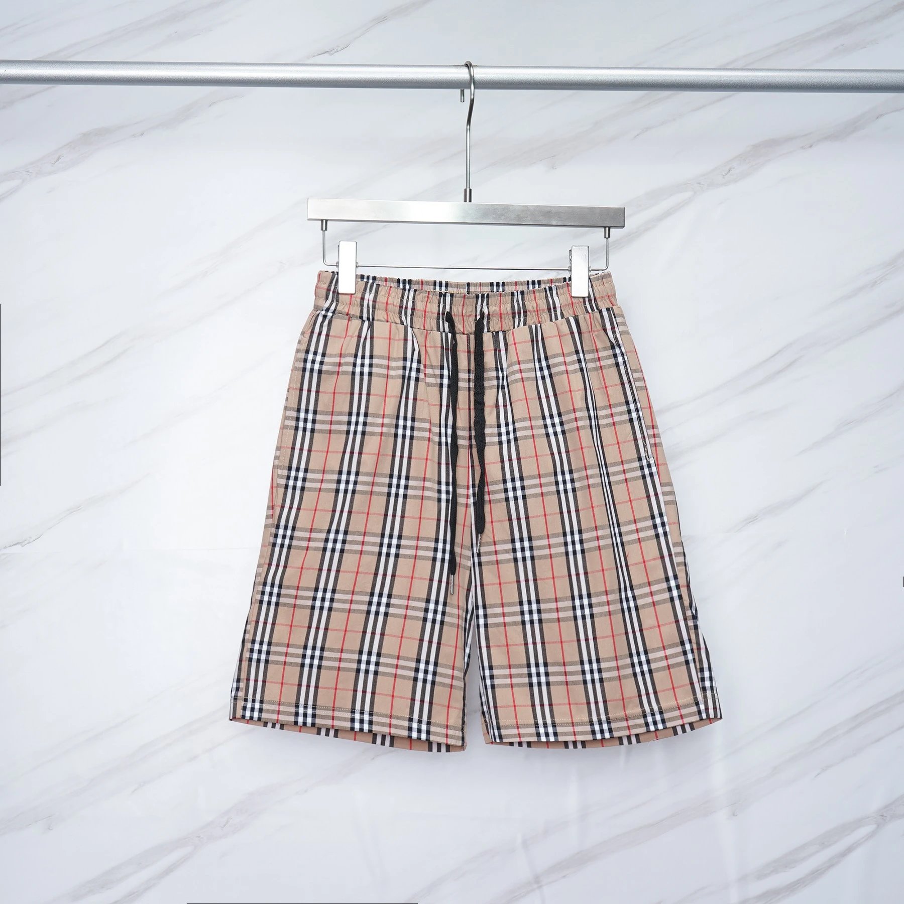 Burberry Logo Patch Drawstring Shorts Black - 4