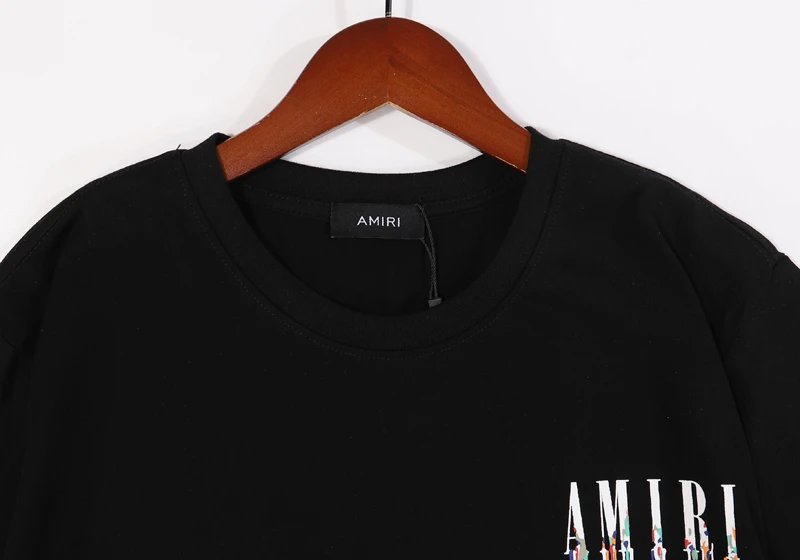 Amiri Drip Logo White T-Shirt - 6