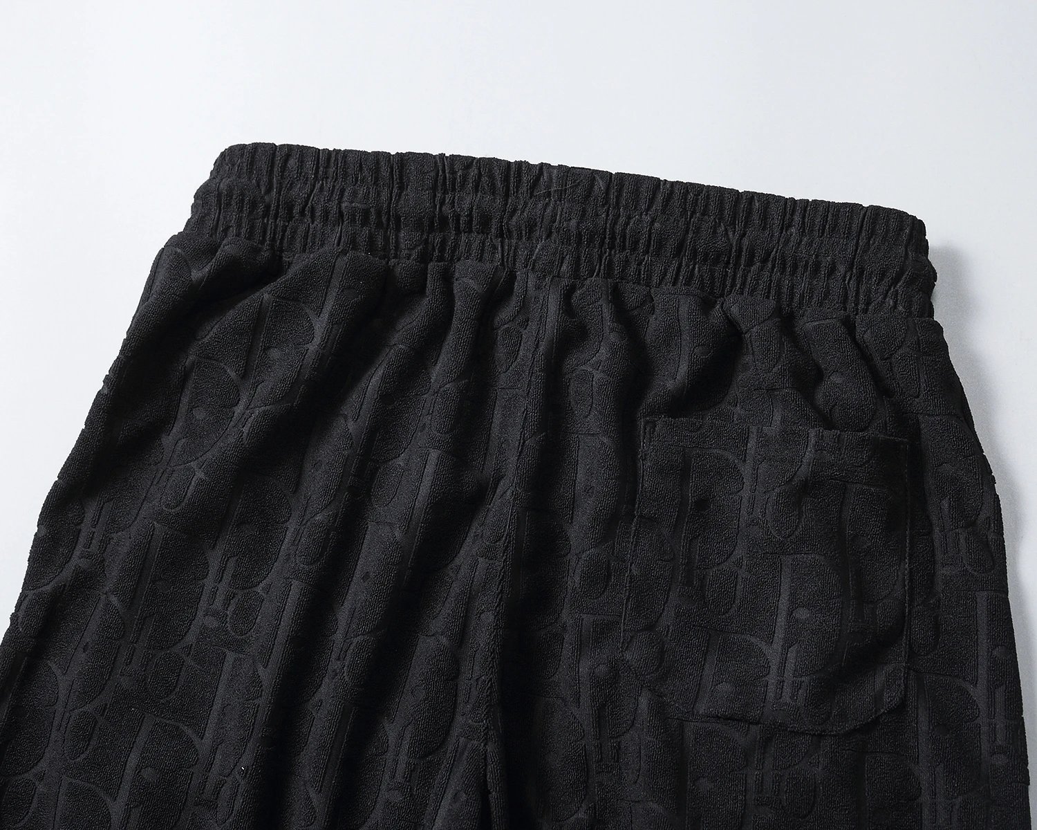Design Geometric Print Drawstring Shorts Gray - 16