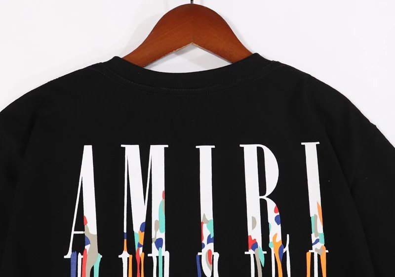 Amiri Drip Logo White T-Shirt - 7