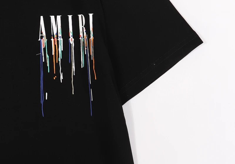 Amiri Drip Logo White T-Shirt - 9