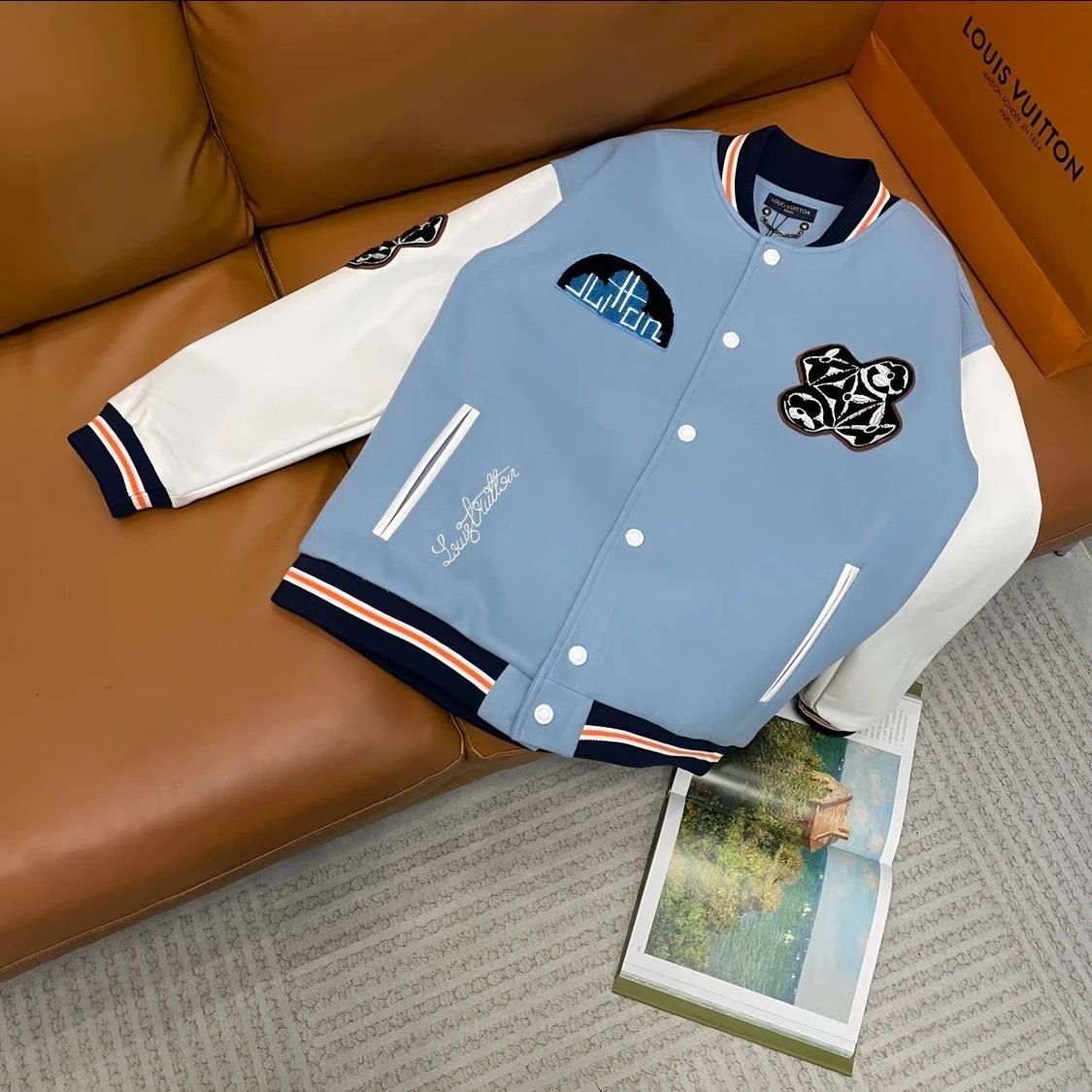 21 Blue and White