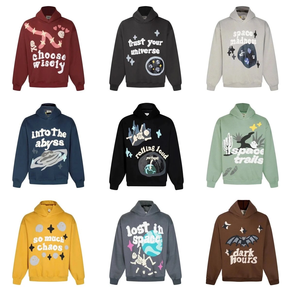 Space-Themed Graphic Hoodies [