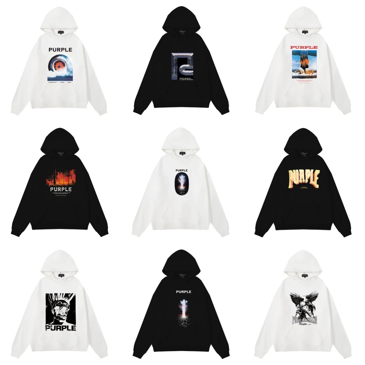 Purple Hoodie [40 styles]
