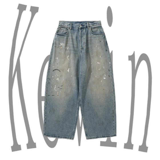 ACNE 2023 M Splatter Print Jeans - H129