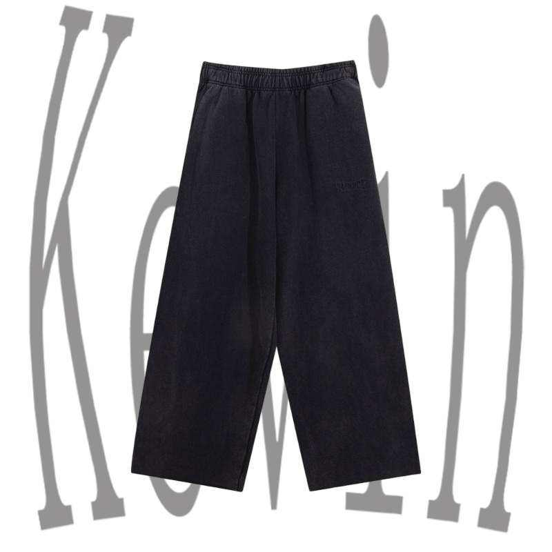 Vetements 25ss washed cotton wide leg casual pants - H113
