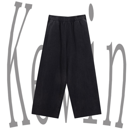 Vetements 25ss washed cotton wide leg casual pants - H113