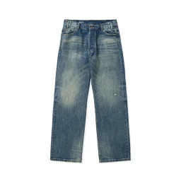 thumbnail for CE Wesley washed ripped denim trousers