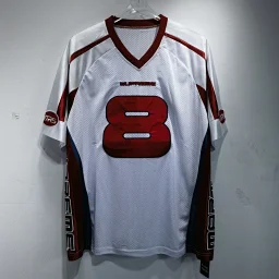 thumbnail for SUP West Coast jersey wears multi-co-branded Yu Shuxin wears Li Taimin elongated with multi-splicing embroidery black and white SMLXL97