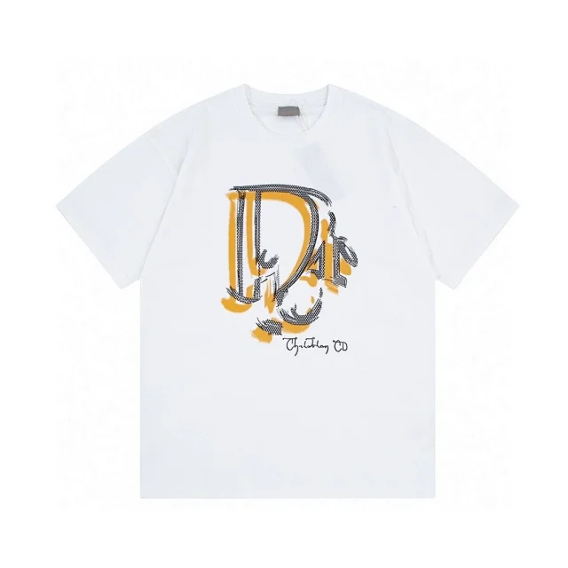 Dior T-Shirts Short-sleeve logo graphic designs product detail image 9