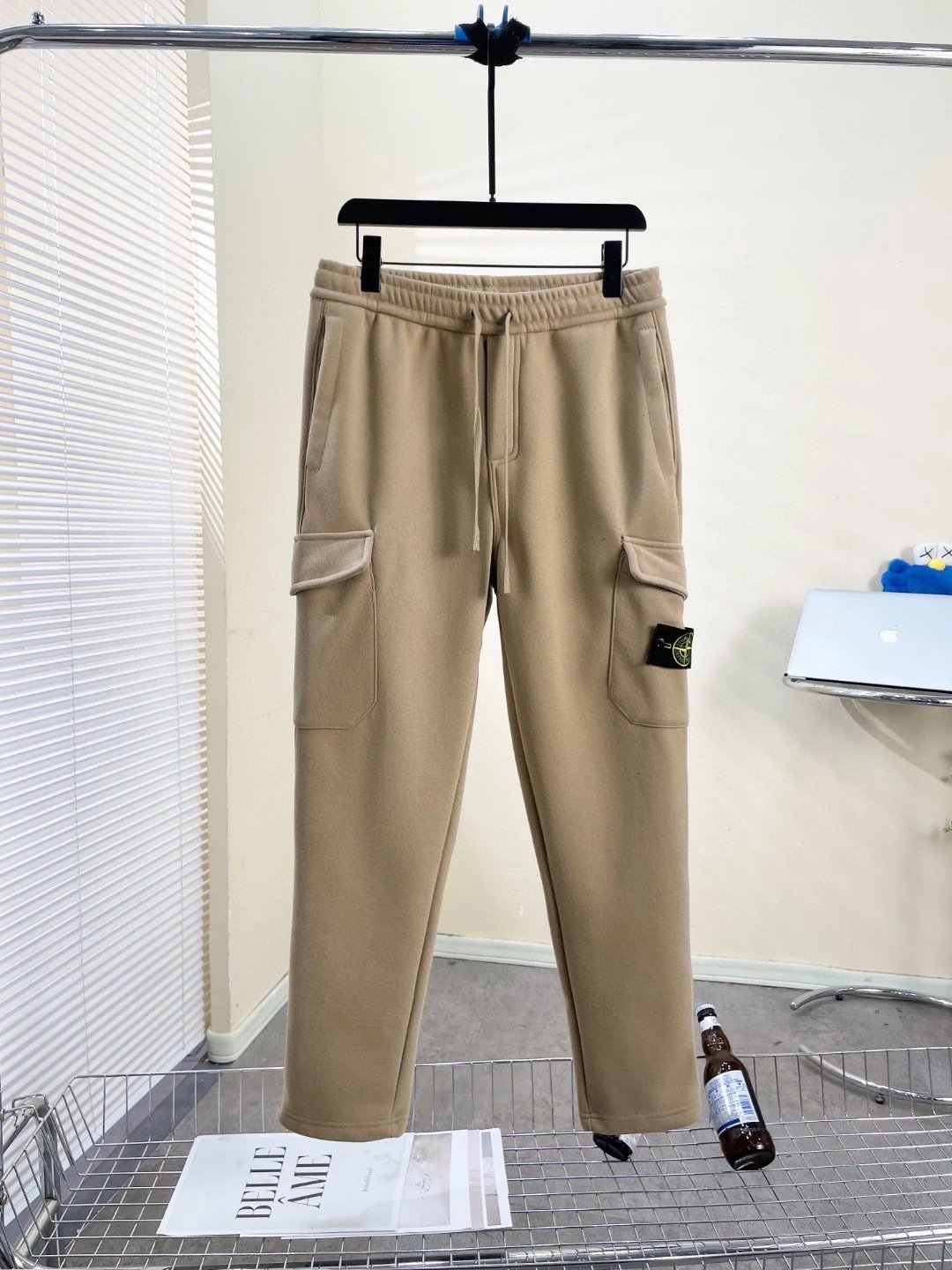 Design Cargo Pants Olive Green Streetwear Pants - 9