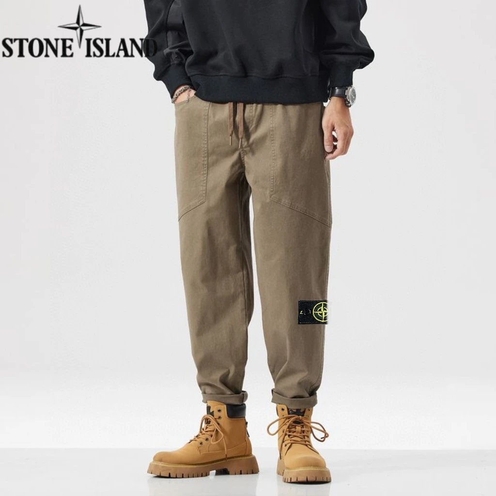 Design Cargo Pants Olive Green Streetwear Pants - 12