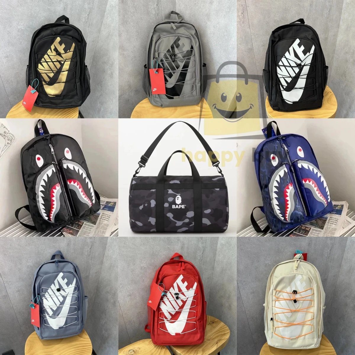 Nike &amp; Bape Backpacks