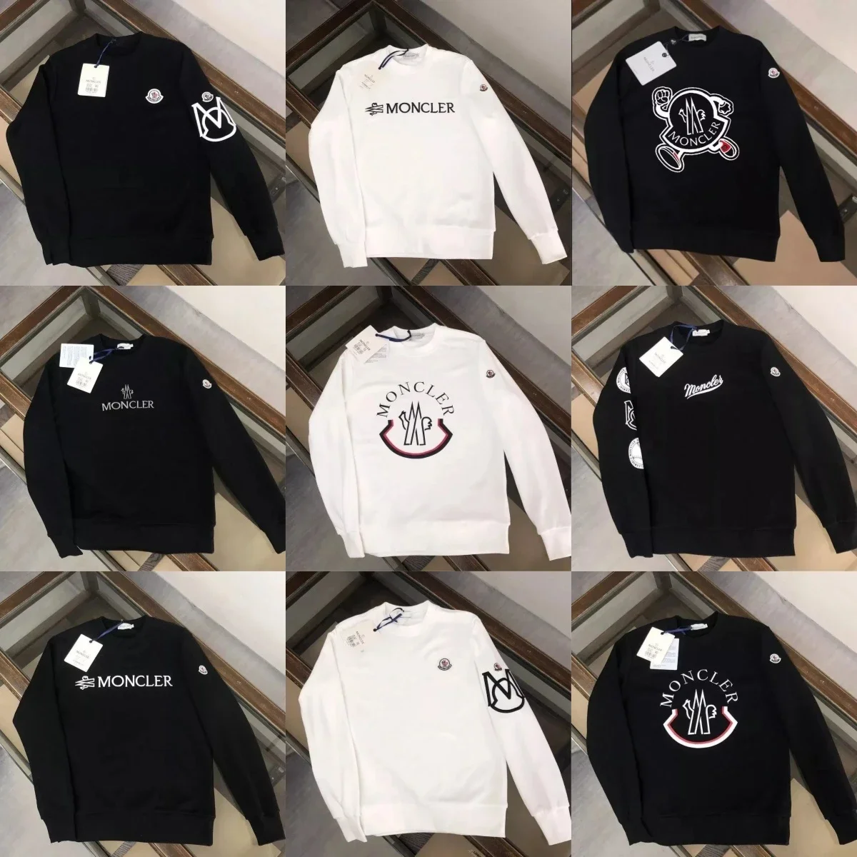 Moncler Logo Print Sweatshirt 