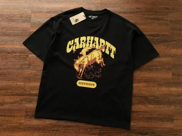 Carhartt Work In Progress Carhartt WIP Graphic Print T-Shirt Light Blue Tops.t Shirts - 15