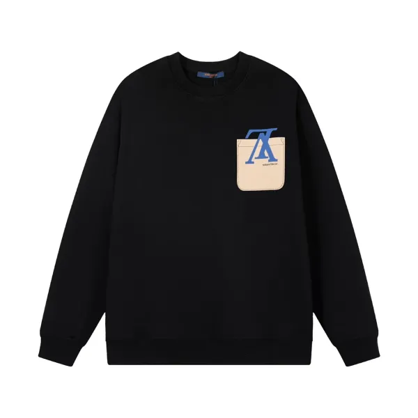 Digital Pionker Embroidered Floral Script Sweatshirt White - 16