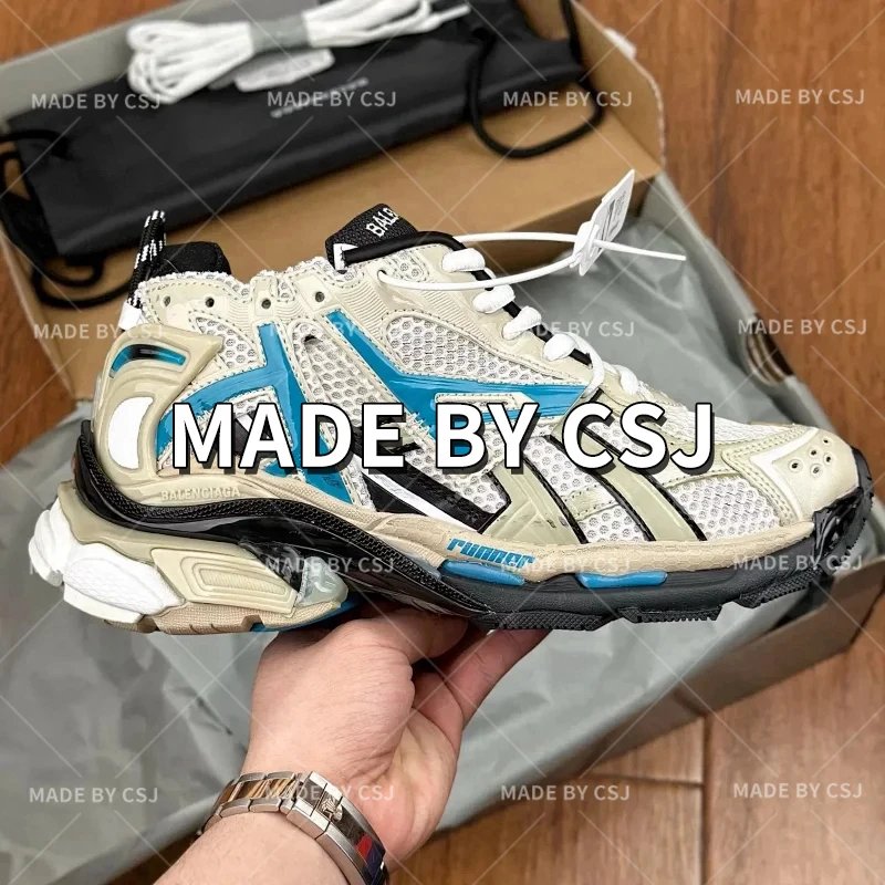 Runner 7.0 米白蓝 2028