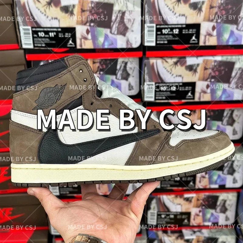 Ts x AJ1 High OG First Generation Barb High Top