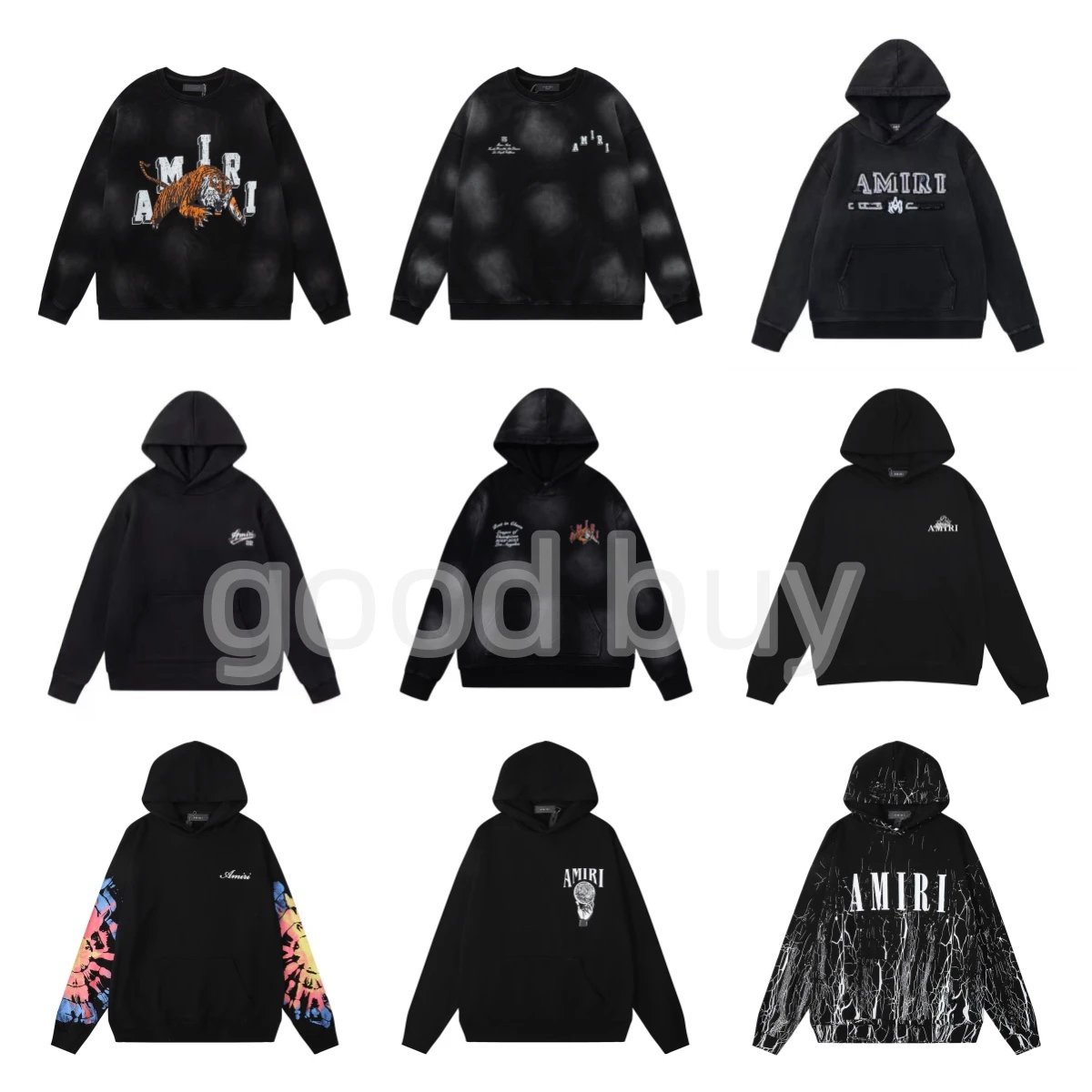 Amiri Graphic Print Pullover Sweatshirt and Hoodie