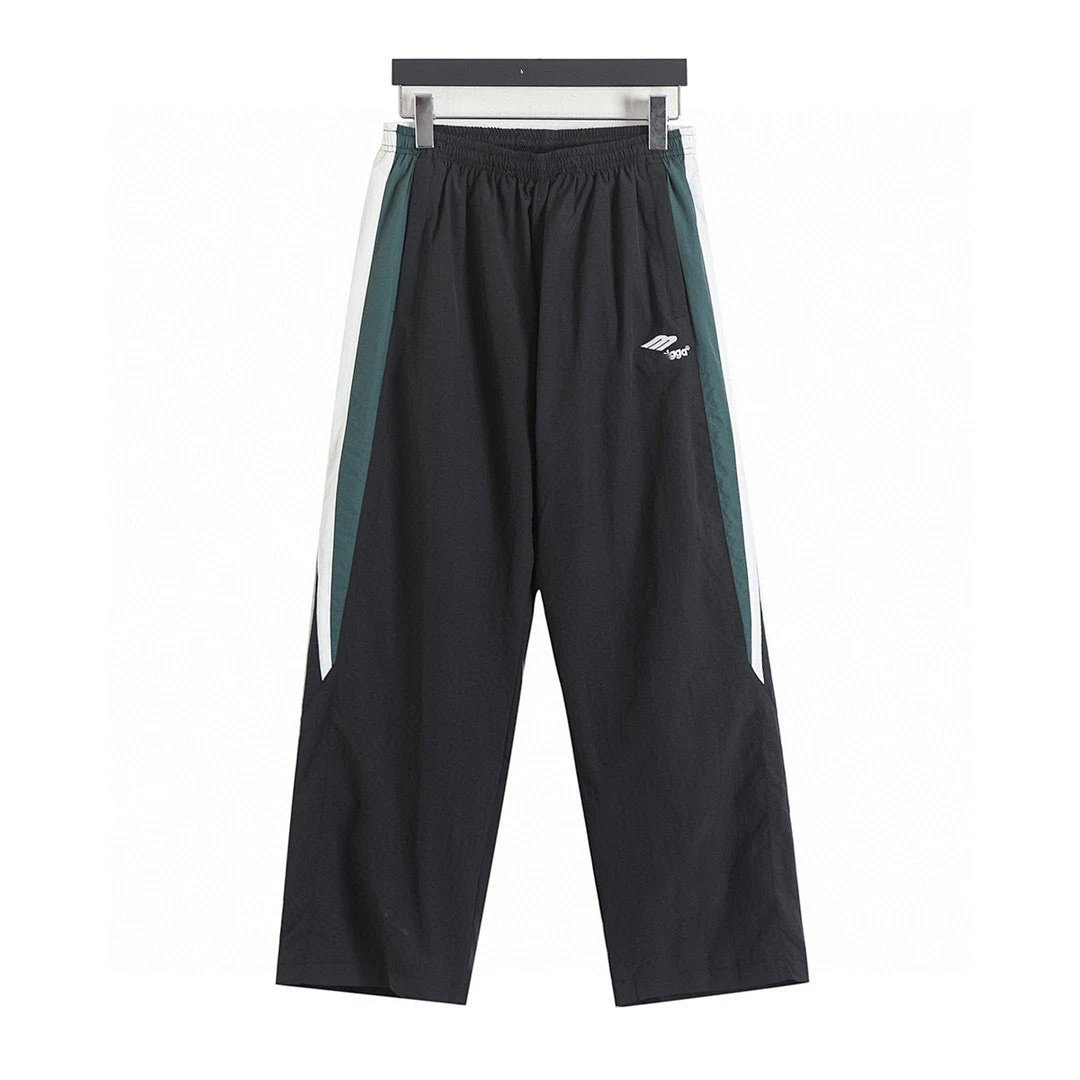 Design Track Pants Black with Neon Green Stripe Sweatpants product detail 15 in Litbuy spreadsheet finds