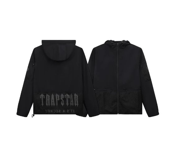 Trapstar It's A Secret Mesh Windbreaker Jacket Black