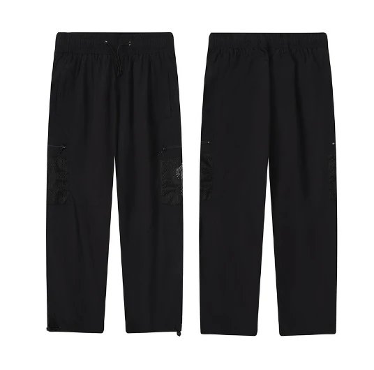 Trapstar Mesh Panel Track Pants Black