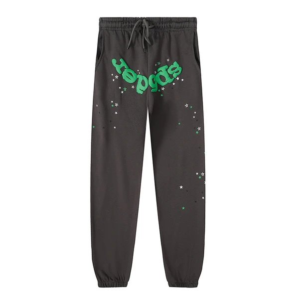 sp5der Sweatpants Logo Stars Black
