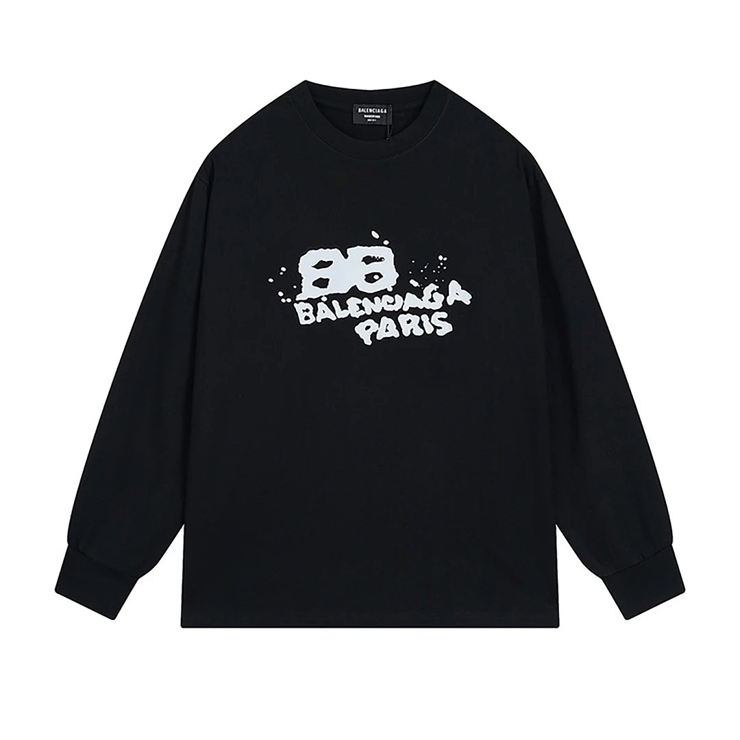 Balenciaga Graffiti Logo Black Sweatshirt Hoodie product detail 16 in Litbuy spreadsheet finds