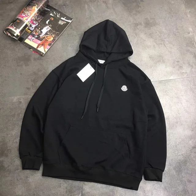 Moncler Hoodies & Sweatshirts Crewneck sweatshirt with embroidered chest logo product detail image 10