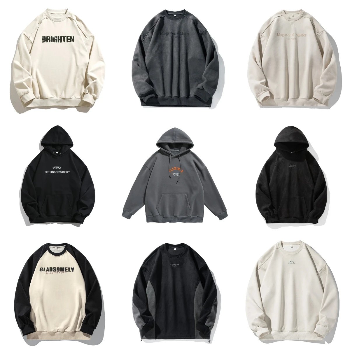 Stylish and versatile hoodie 9135-007