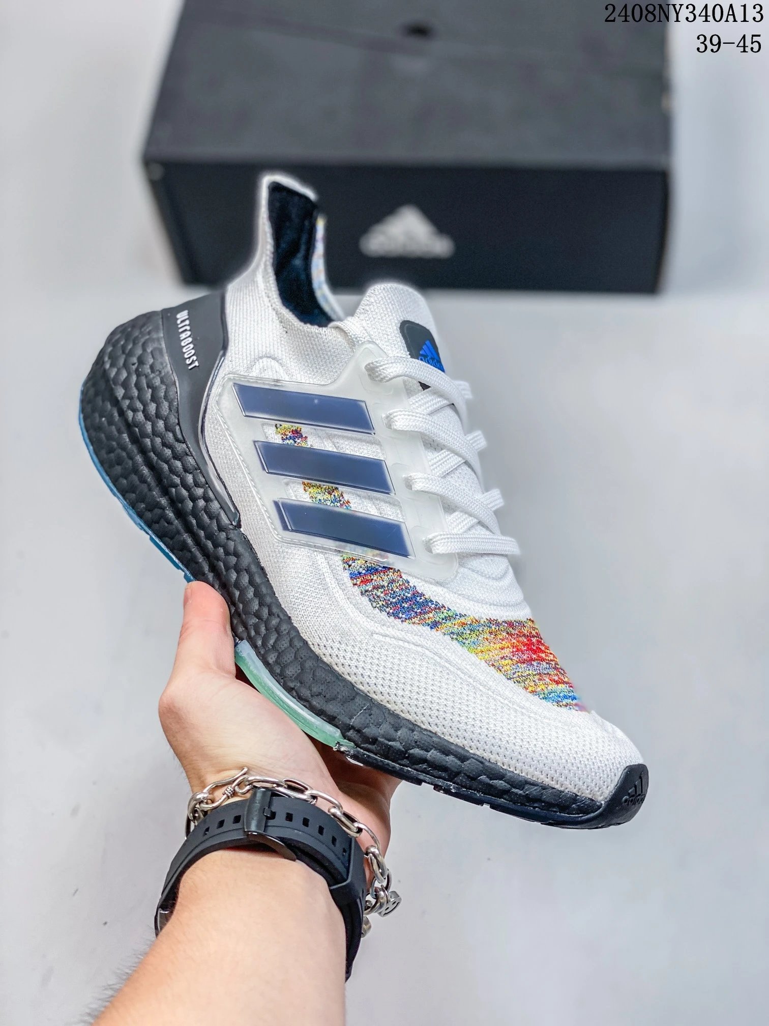 adidas Sneakers Knit lace-up with three-stripe side cage image 8