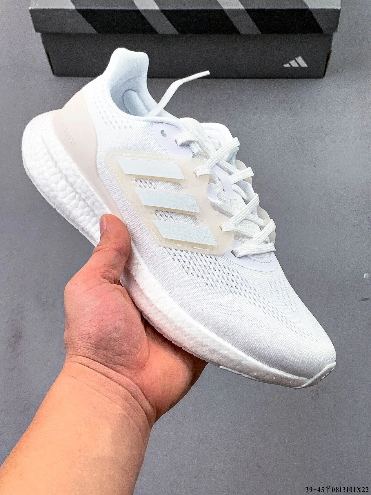 adidas Sneakers Knit lace-up with three-stripe side cage image 3