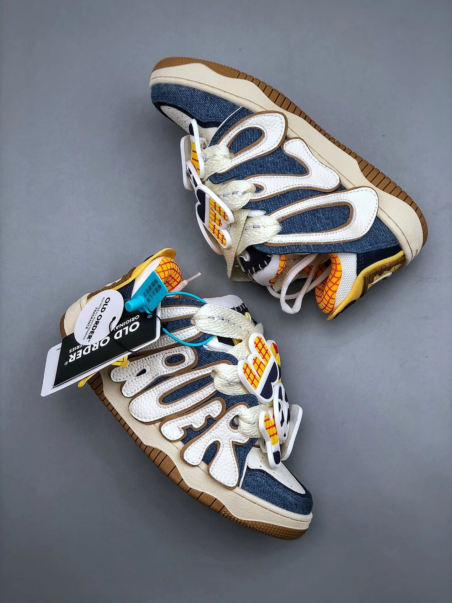 Old Order Sneakers Skater-001 graphic overlay high-top image 11