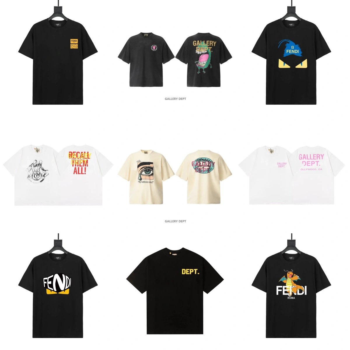 Fendi x Gallery Dept. T-Shirts