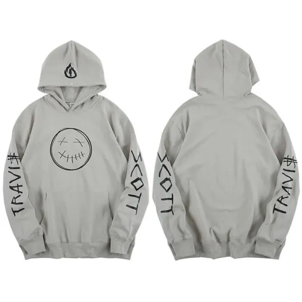 Off-White x Travis Scott Hoodie Brown Graphic Print Hoodie - 15