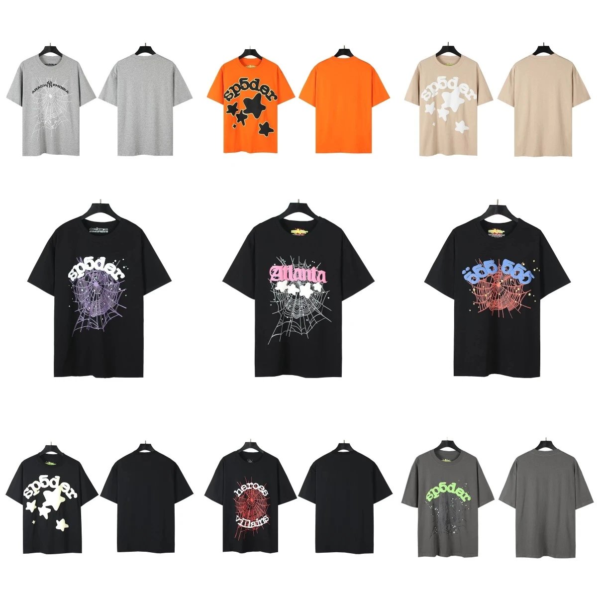 Spider Web Graphic T-Shirts [4