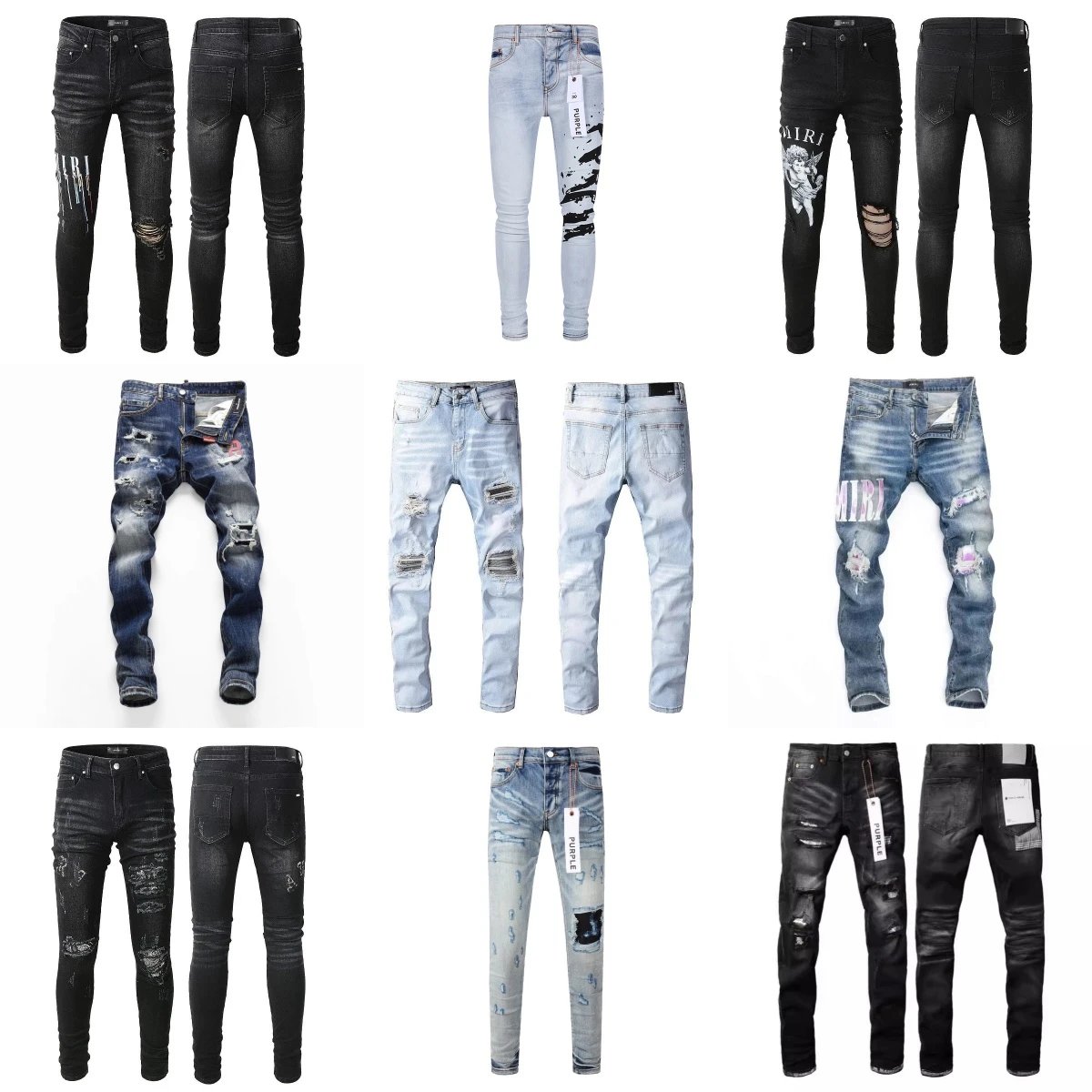 MIRI Distressed Denim Jeans [4